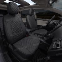 Чехлы Автопилот Экокожа Ромб на Chery CrossEAstar (В-14)