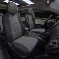 Чехлы Автопилот Экокожа Ромб на Chery CrossEAstar (В-14)