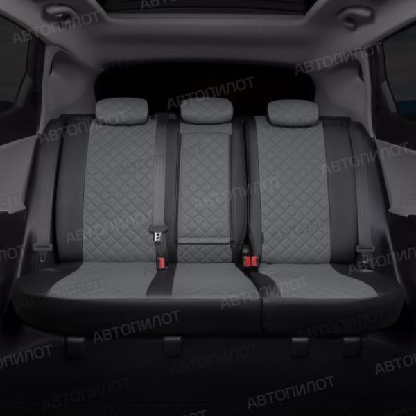 Чехлы Автопилот Экокожа Ромб на Chery CrossEAstar (В-14)