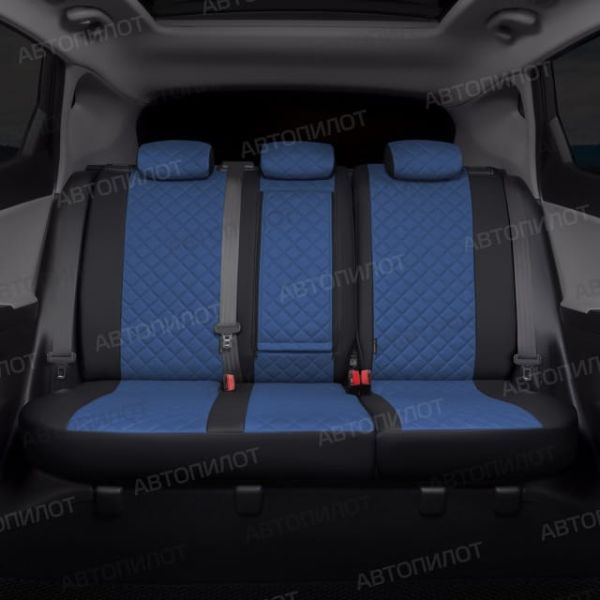 Чехлы Автопилот Экокожа Ромб на Chery CrossEAstar (В-14)