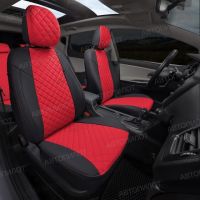 Чехлы Автопилот Экокожа Ромб на Chery CrossEAstar (В-14)