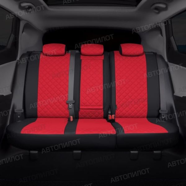 Чехлы Автопилот Экокожа Ромб на Chery CrossEAstar (В-14)