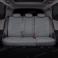 Чехлы Автопилот Экокожа Ромб на Chery CrossEAstar (В-14)
