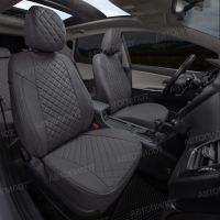 Чехлы Автопилот Экокожа Ромб на Chery CrossEAstar (В-14)