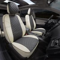 Чехлы Автопилот Экокожа Ромб на Chery CrossEAstar (В-14)
