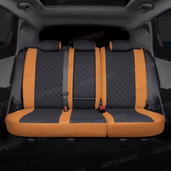 Чехлы Автопилот Экокожа Ромб на Chery CrossEAstar (В-14)