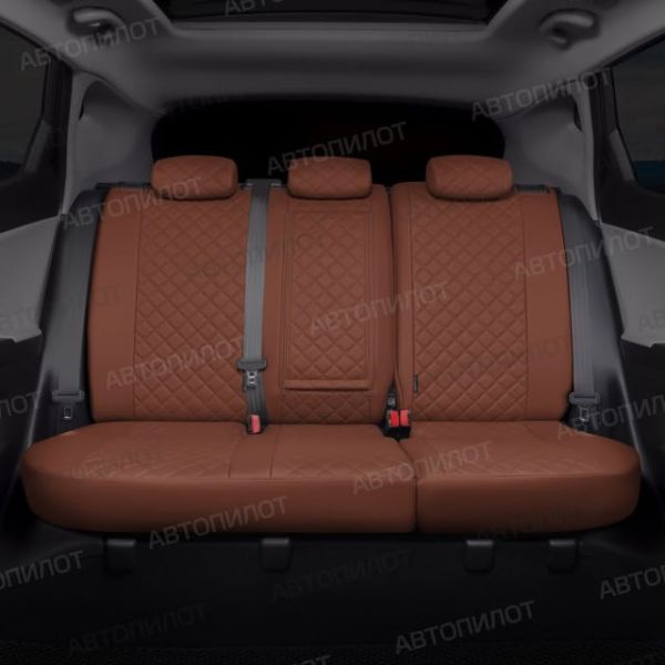 Чехлы Автопилот Экокожа Ромб на Chery CrossEAstar (В-14)