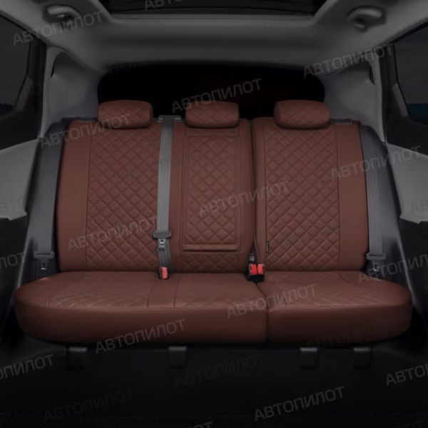 Чехлы Автопилот Экокожа Ромб на Chery CrossEAstar (В-14)