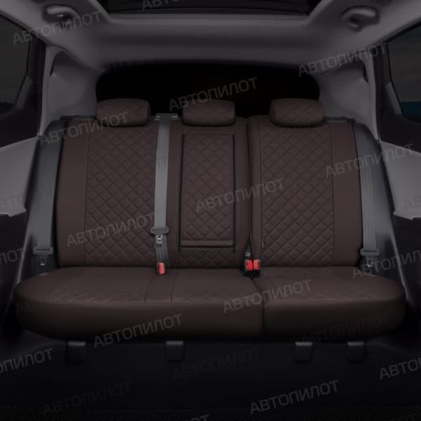 Чехлы Автопилот Экокожа Ромб на Chery CrossEAstar (В-14)