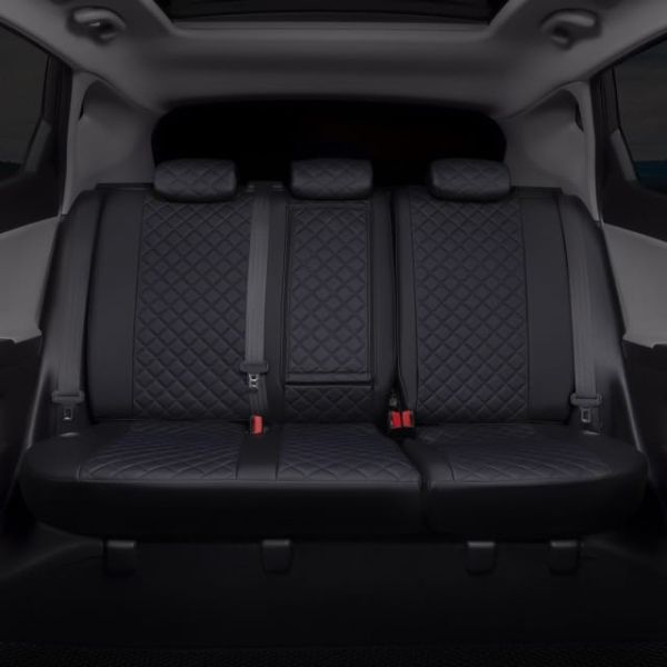 Чехлы Автопилот Экокожа Ромб на Chery CrossEAstar (В-14)