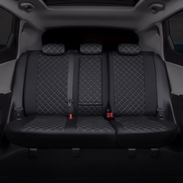 Чехлы Автопилот Экокожа Ромб на Chery CrossEAstar (В-14)