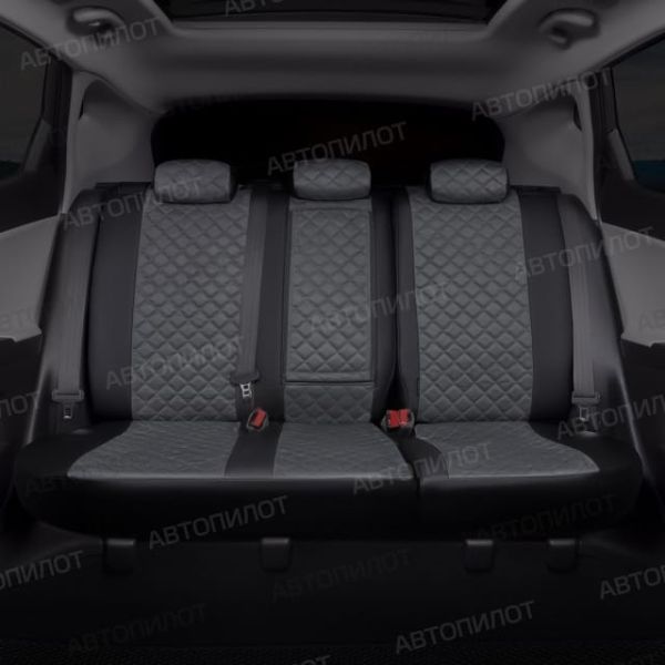 Чехлы Автопилот Алькантара Ромб на Jaecoo J7 (2023+)