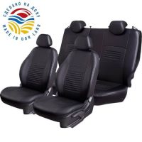 Чехлы Экокожа Турин Классик на Daewoo Lanos