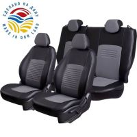 Чехлы Экокожа Турин Классик на Daewoo Lanos